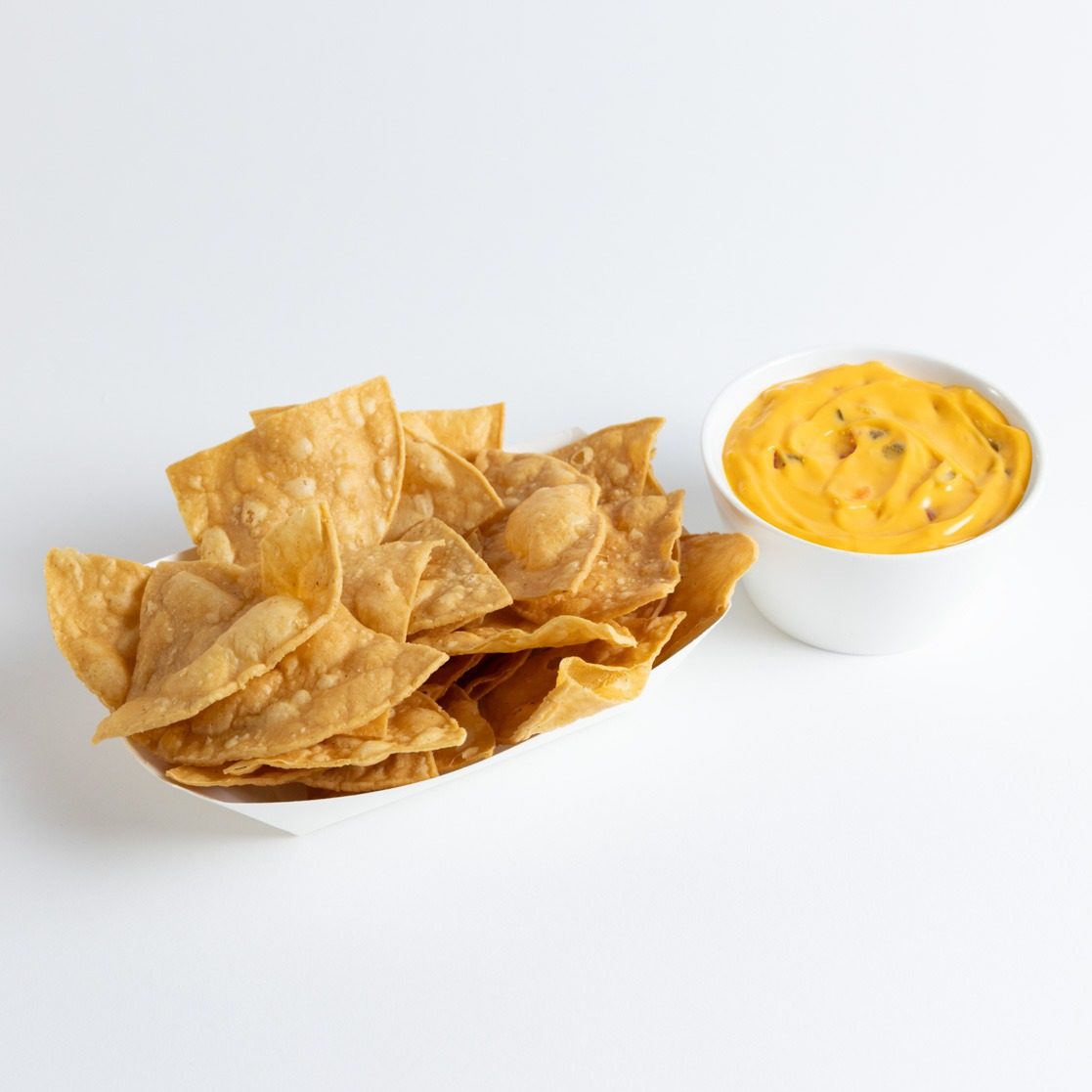 Sombrero Chips w/Queso.