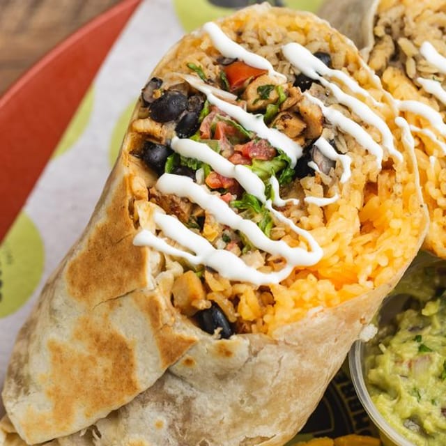Mushroom Burrito.
