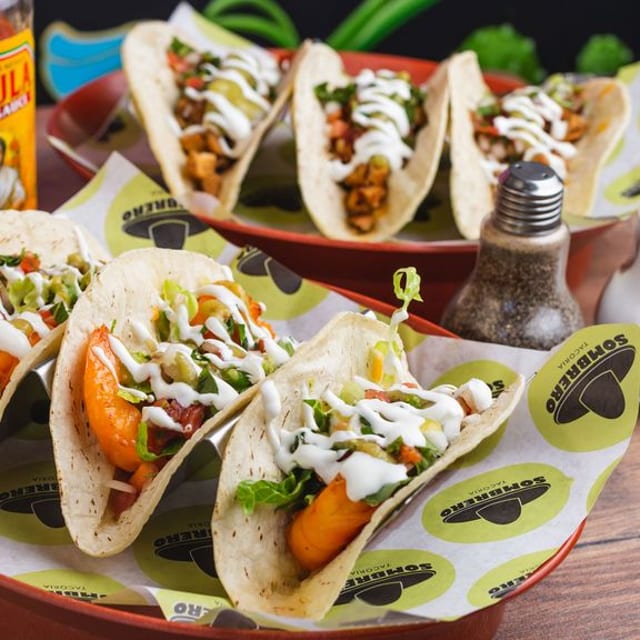 Al Pastor Taco Trio.