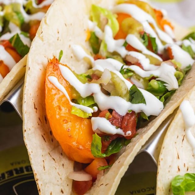 Shrimp A La Plancha Taco.