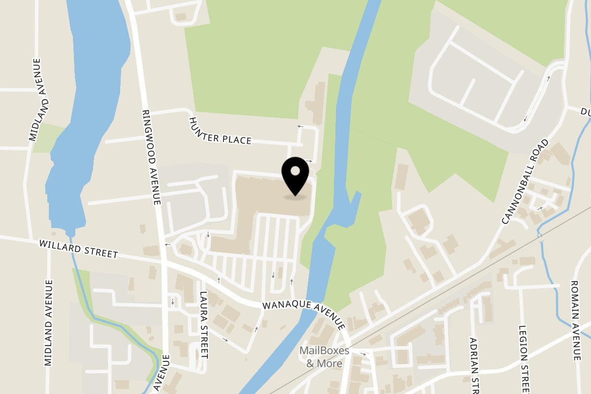 Map showing the location of The Sombrero Tacoria Pompton Lakes on 53 Wanaque Ave in Pompton Lakes